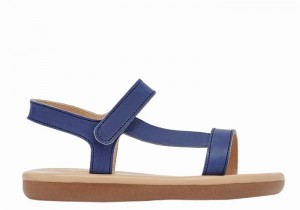 Sandale Casual Ancient Greek Sandals Little Iasonas Soft Copii Albastri Inchis | KFB4829SM