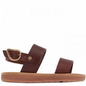 Sandale Casual Ancient Greek Sandals Little Clio Soft Copii Cafe | XBF572LR