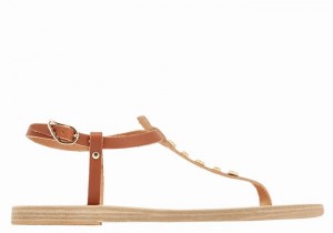 Sandale Cu Curea Din Spate Ancient Greek Sandals Lito Bee Dama Maro Inchis | LAW6211MV