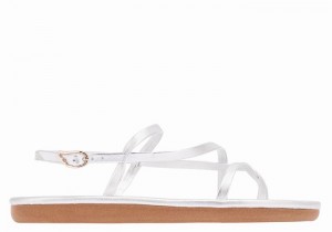 Sandale Cu Curea Din Spate Ancient Greek Sandals Alethea Dama Argintii | EWF10099FC