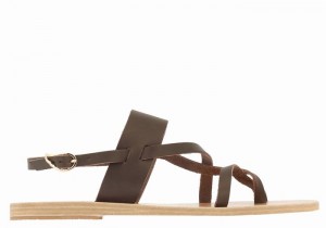 Sandale Cu Curea Din Spate Ancient Greek Sandals Alethea Dama Ciocolata | DKA5364BD