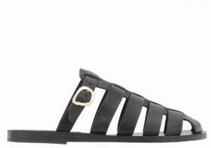 Sandale Fisherman Ancient Greek Sandals Cosmia Dama Negrii | XAO1845PZ