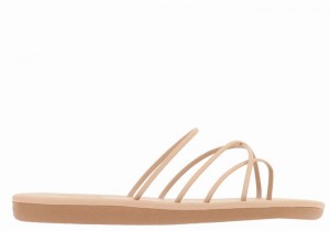 Sandale Slide Ancient Greek Sandals Pu Dama Bej | MTH4455AH