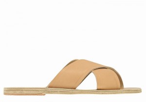 Sandale Slide Ancient Greek Sandals Thais Dama Bej | ZDS415HV