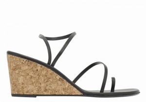 Sandale cu Pene Ancient Greek Sandals Chora Mid Dama Negrii | MDP8689FH