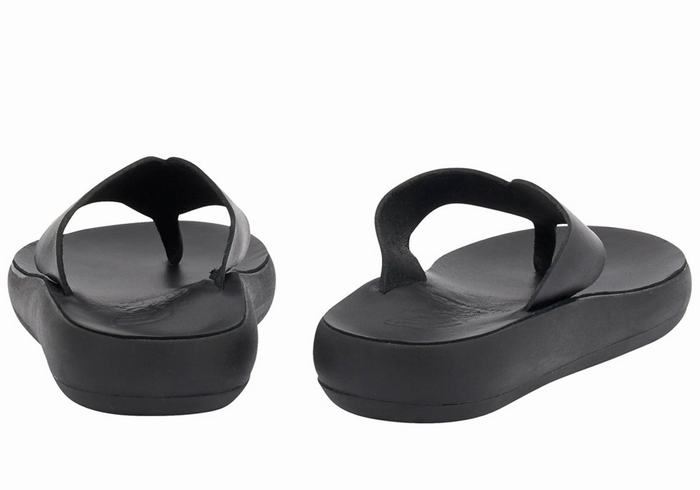 Flip Flops Ancient Greek Sandals Charys Comfort Dama Negrii | LGR6294RZ