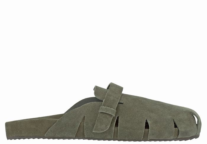 Papuci Ancient Greek Sandals Atlas Barbati Verzi Inchis | KRM9146KG