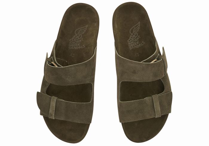 Papuci Ancient Greek Sandals Diogenis Barbati Verzi Inchis | JAA9370CR