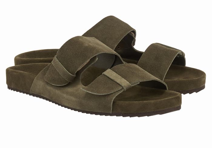 Papuci Ancient Greek Sandals Diogenis Barbati Verzi Inchis | JAA9370CR