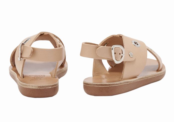 Sandale Casual Ancient Greek Sandals Little Maria Eyelets Soft Copii Bej | FWK9829ZI