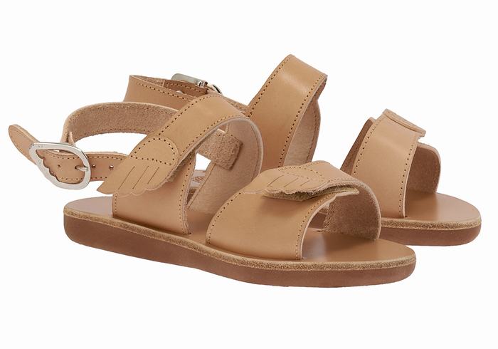 Sandale Casual Ancient Greek Sandals Little Iliada Soft Copii Bej | ZQI8274PC