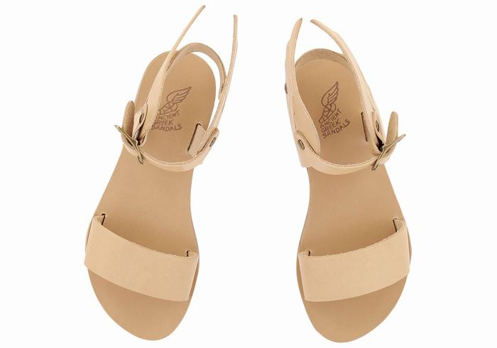 Sandale Casual Ancient Greek Sandals Little Ikaria Soft Copii Bej | UYL8856CF