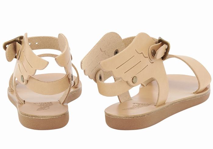 Sandale Casual Ancient Greek Sandals Little Ikaria Soft Copii Bej | UYL8856CF