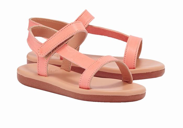 Sandale Casual Ancient Greek Sandals Little Iasonas Soft Copii Roz | MOV3214RF