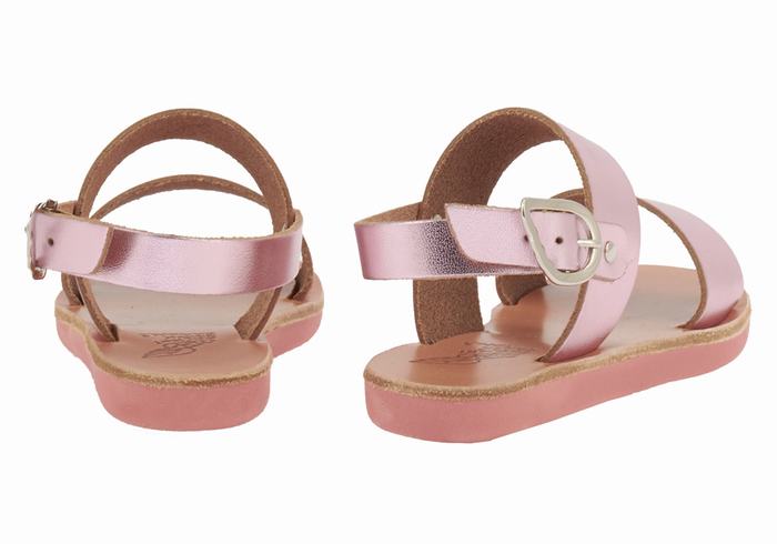 Sandale Casual Ancient Greek Sandals Little Clio Soft Copii Roz | YRN8980ZB