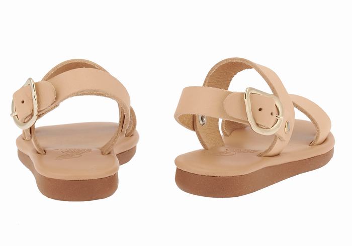 Sandale Casual Ancient Greek Sandals Little Calamos Soft Copii Bej | ITD3139AV