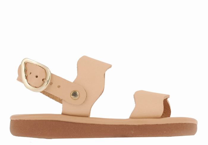 Sandale Casual Ancient Greek Sandals Little Calamos Soft Copii Bej | ITD3139AV