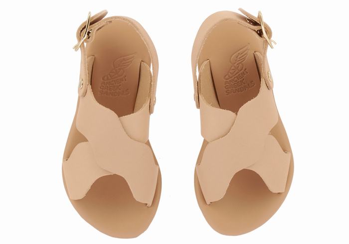 Sandale Casual Ancient Greek Sandals Little Atokos Soft Copii Bej | FHC8969SP