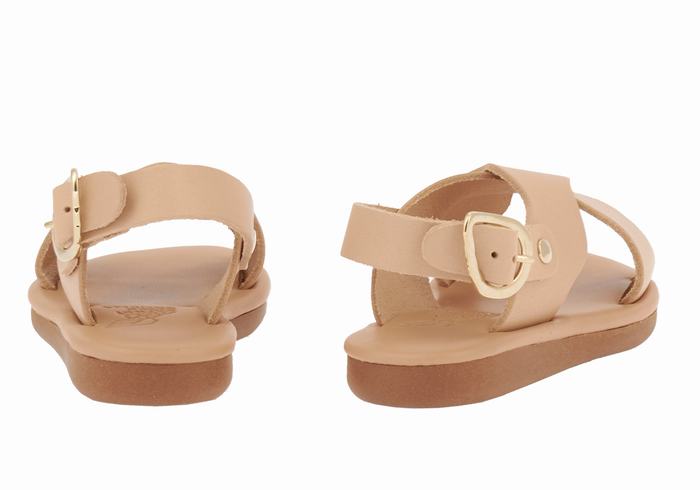 Sandale Casual Ancient Greek Sandals Little Atokos Soft Copii Bej | FHC8969SP