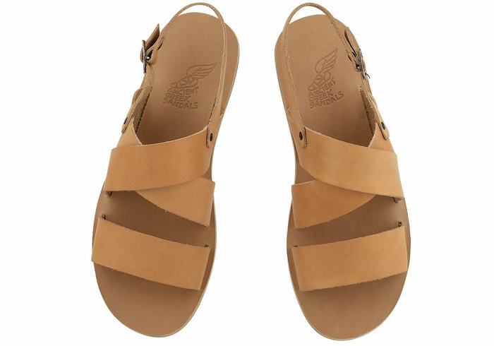 Sandale Casual Ancient Greek Sandals Miltos Barbati Bej | XUB7322IL