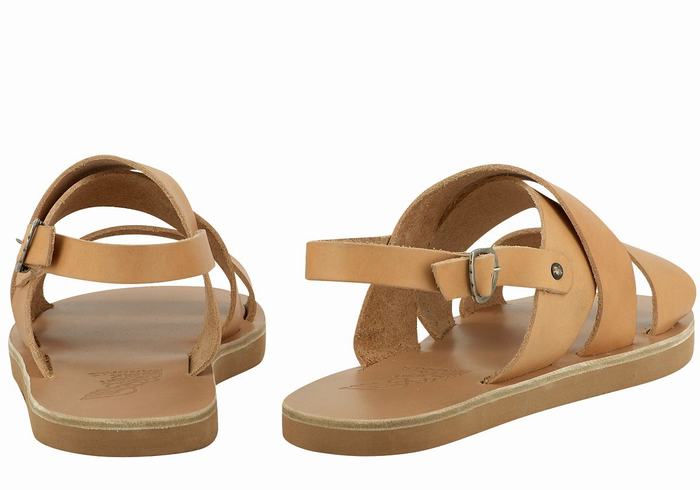 Sandale Casual Ancient Greek Sandals Miltos Barbati Bej | XUB7322IL