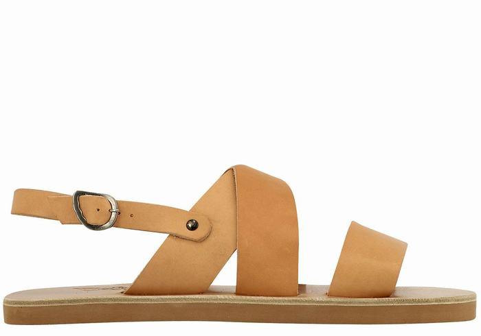 Sandale Casual Ancient Greek Sandals Miltos Barbati Bej | XUB7322IL