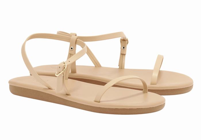 Sandale Cu Curea Din Spate Ancient Greek Sandals Niove Dama Bej | OFN9314WL