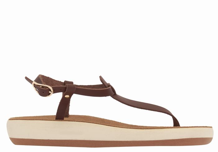 Sandale Cu Curea Din Spate Ancient Greek Sandals Lito Comfort Dama Cafe | SQY6389DV