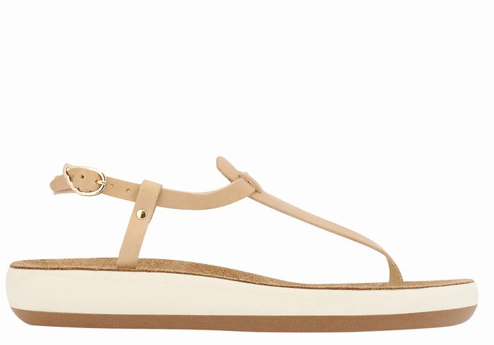 Sandale Cu Curea Din Spate Ancient Greek Sandals Lito Comfort Dama Bej | KAY4976FW