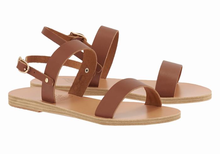 Sandale Cu Curea Din Spate Ancient Greek Sandals Clio Dama Maro Inchis | CRQ29AH