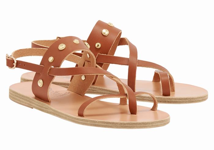 Sandale Cu Curea Din Spate Ancient Greek Sandals Alethea Bee Dama Maro Inchis | JKK1934ZS