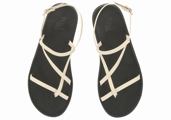 Sandale Cu Curea Din Spate Ancient Greek Sandals Alethea Dama Albi | CDL1195UN