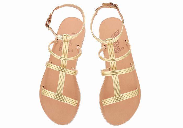 Sandale Cu Curea Pe Glezna Ancient Greek Sandals Frigia Dama Aurii | JWS8874UR