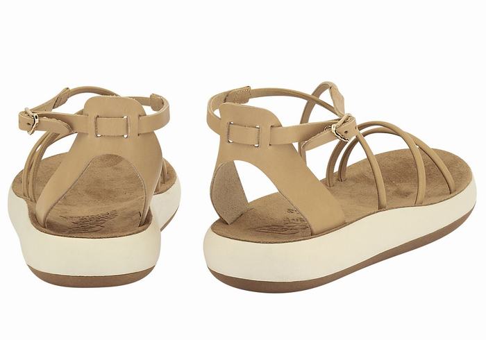 Sandale Cu Curea Pe Glezna Ancient Greek Sandals Anastasia Comfort Dama Bej | FUS6180ES