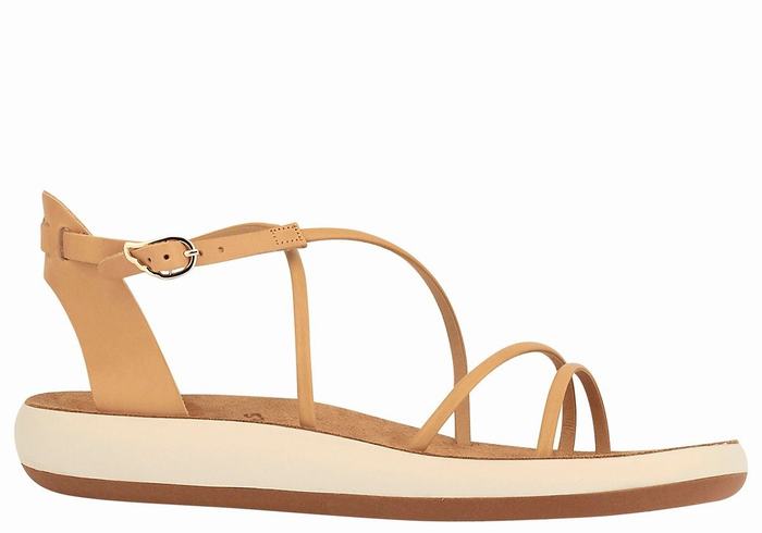 Sandale Cu Curea Pe Glezna Ancient Greek Sandals Anastasia Comfort Dama Bej | FUS6180ES