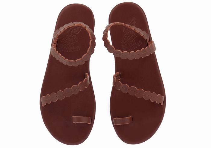 Sandale Cu Deget Ancient Greek Sandals Aura Dama Cafe | VWD273AN