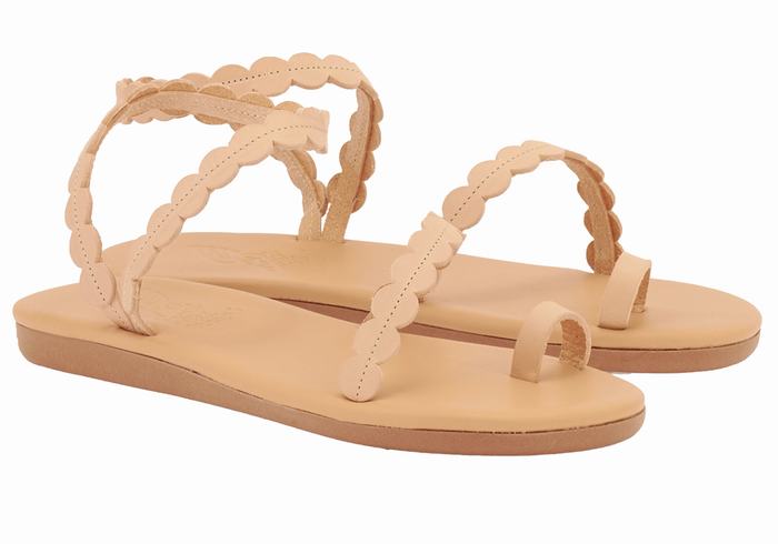 Sandale Cu Deget Ancient Greek Sandals Aura Dama Bej | MFX316RQ