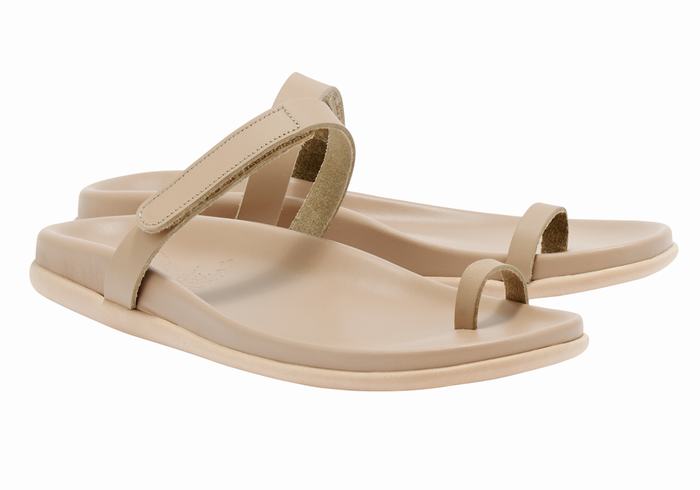 Sandale Cu Deget Ancient Greek Sandals Dokos Dama Gri Maro | EJG442ZW