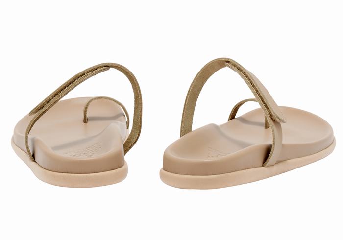 Sandale Cu Deget Ancient Greek Sandals Dokos Dama Gri Maro | EJG442ZW