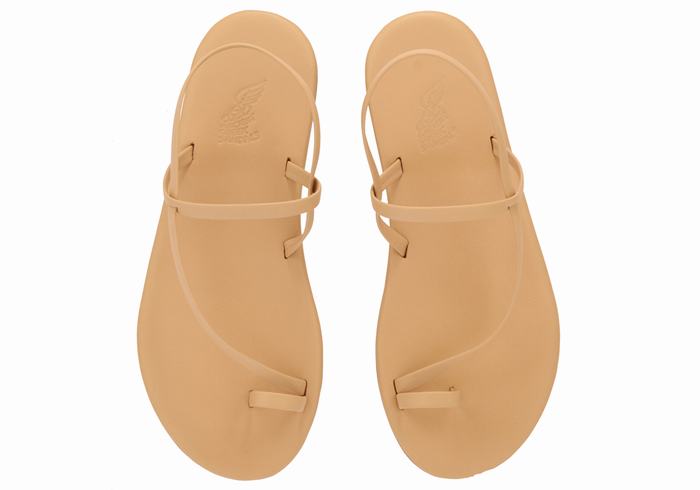 Sandale Cu Deget Ancient Greek Sandals Euterpe Dama Bej | UDF6357AL