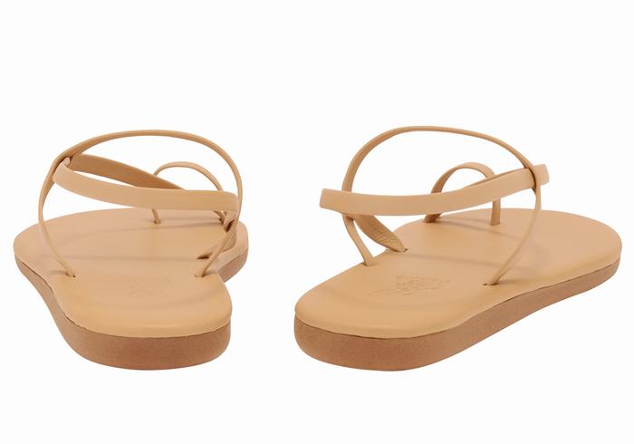 Sandale Cu Deget Ancient Greek Sandals Euterpe Dama Bej | UDF6357AL