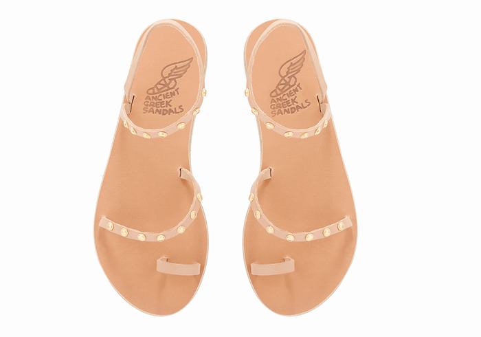 Sandale Cu Deget Ancient Greek Sandals Eleftheria Bee Dama Bej | RFN9727YD