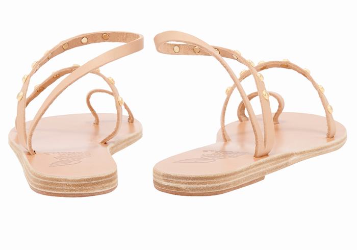 Sandale Cu Deget Ancient Greek Sandals Eleftheria Bee Dama Bej | RFN9727YD