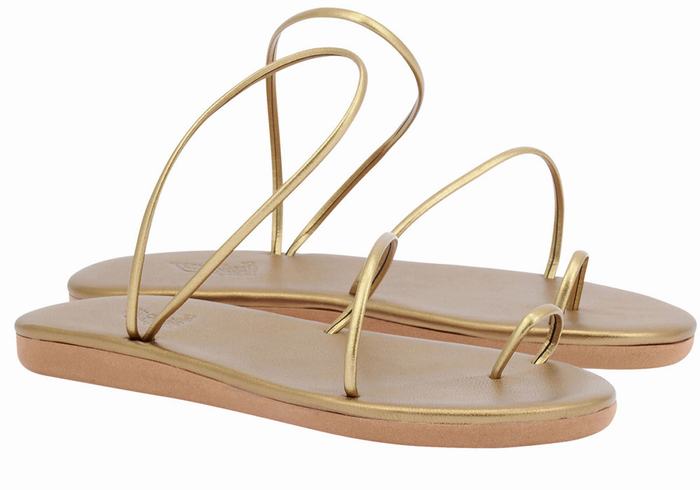 Sandale Cu Deget Ancient Greek Sandals Kansiz Dama Aurii Maro | ZZL4752JS