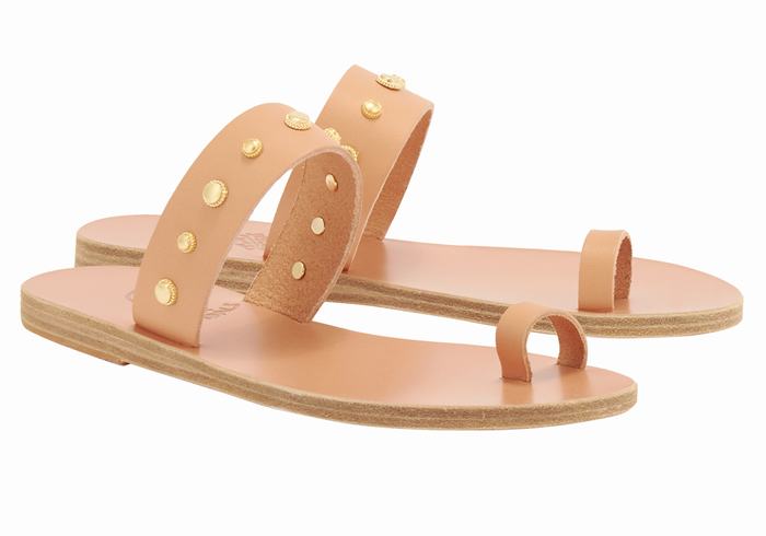 Sandale Cu Deget Ancient Greek Sandals Thalia Bee Dama Bej | ZIX1744FB