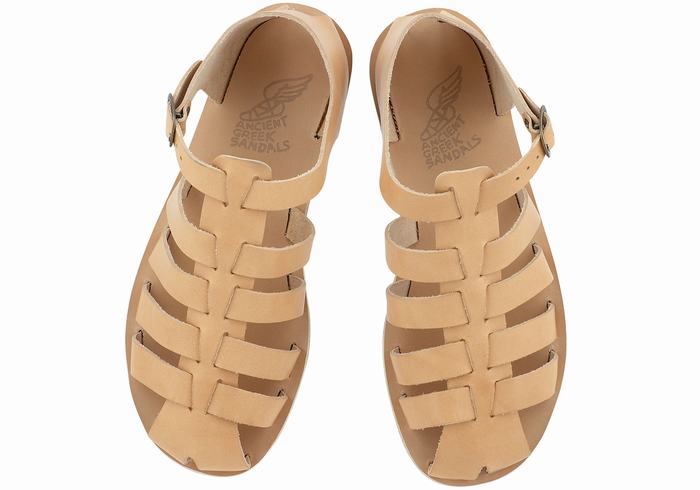 Sandale Fisherman Ancient Greek Sandals Homer Barbati Bej | KAY1424WA