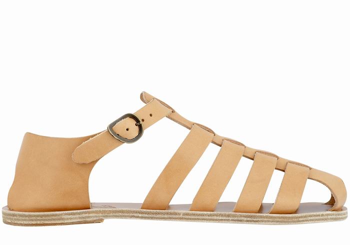 Sandale Fisherman Ancient Greek Sandals Homer Barbati Bej | KAY1424WA