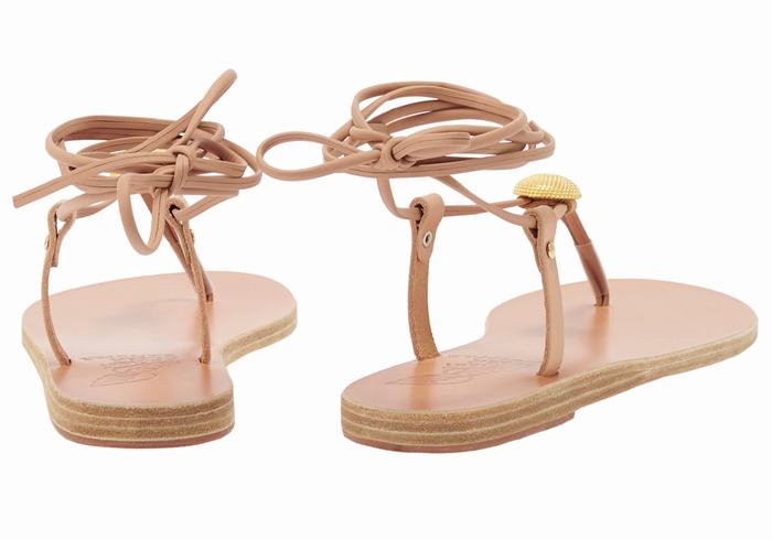 Sandale Gladiator Ancient Greek Sandals Persephone Dama Bej | WJI819PC