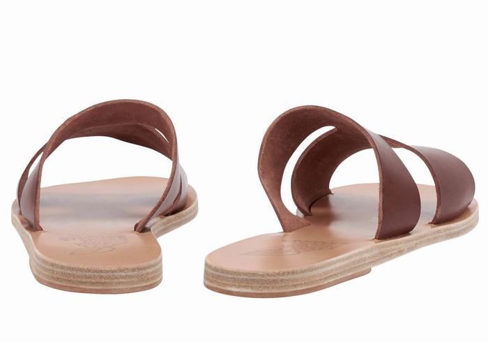 Sandale Slide Ancient Greek Sandals Apteros Dama Cafe | TTE569XM