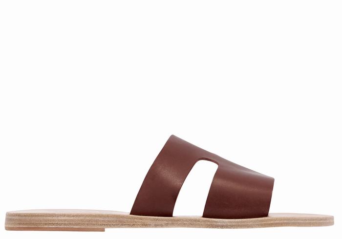 Sandale Slide Ancient Greek Sandals Apteros Dama Cafe | TTE569XM